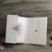 Purple Foiling Invitation Card Pocket Wedding Invitation Customized